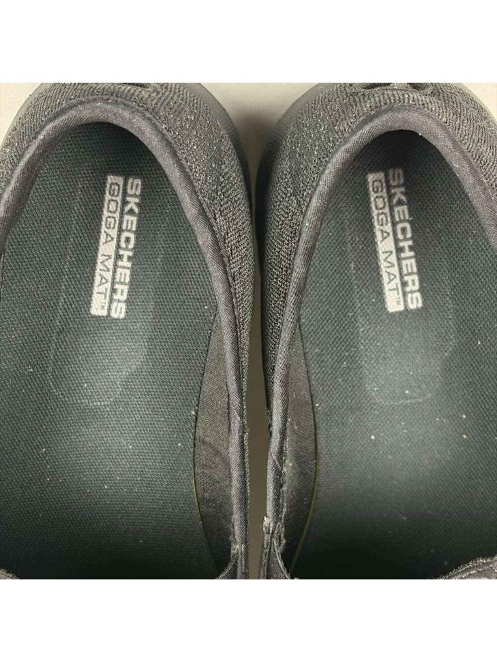 Skechers Go Walk Lite Sweet Gal Slip On Sneakers Womens 9 Wide Black Goga Mat - Picture 7 of 10